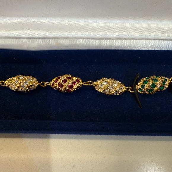 Camrose & Kross Vintage 90โs โRoyal Eggโ Jaqueline Kennedy Bracelet - Picture 4 of 6